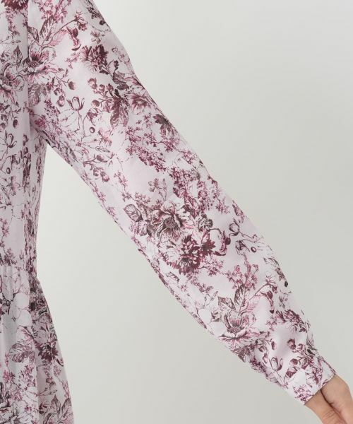 Leilian / レリアン シャツ・ブラウス | フラワープリントブラウス【Leilian WHITE LABEL】 | 詳細12