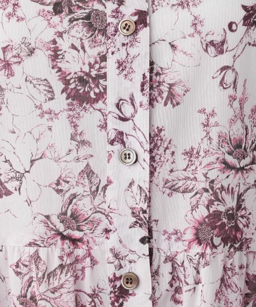 Leilian / レリアン シャツ・ブラウス | フラワープリントブラウス【Leilian WHITE LABEL】 | 詳細15