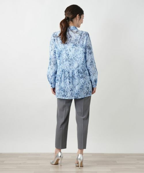 Leilian / レリアン シャツ・ブラウス | フラワープリントブラウス【Leilian WHITE LABEL】 | 詳細3
