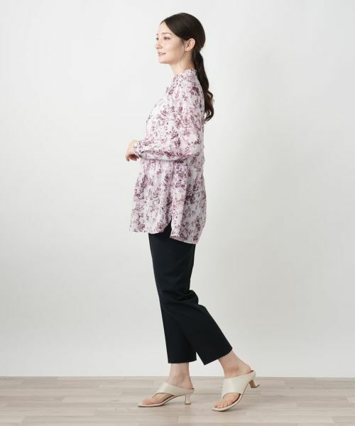 Leilian / レリアン シャツ・ブラウス | フラワープリントブラウス【Leilian WHITE LABEL】 | 詳細5