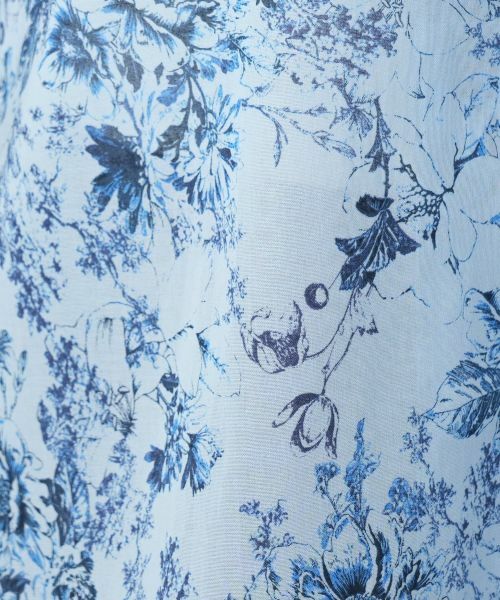 Leilian / レリアン シャツ・ブラウス | 花柄スタンドカラーブラウス【Leilian WHITE LABEL】 | 詳細15