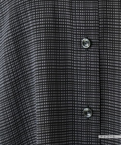 Leilian / レリアン シャツ・ブラウス | シアーチェックブラウス【Leilian WHITE LABEL】 | 詳細14