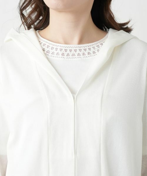 Leilian / レリアン シャツ・ブラウス | フーデッドブラウス【Leilian WHITE LABEL】 | 詳細10