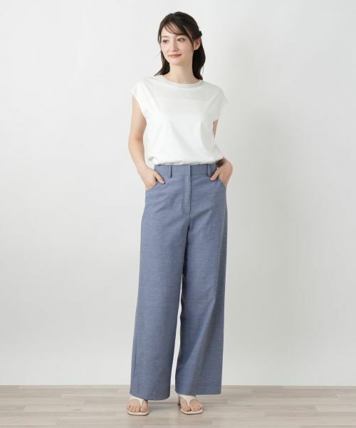 セール】 ワイドパンツ【Leilian WHITE LABEL】 （その他パンツ