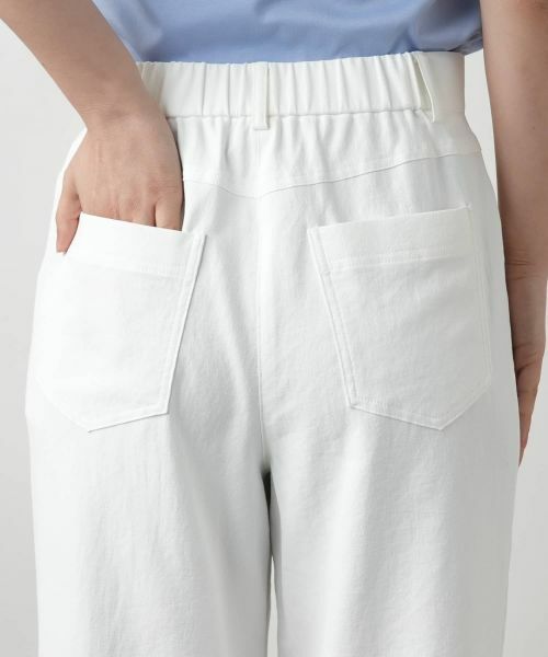 Leilian ホワイトレーベル ブラウンパンツ 13号 ワイドパンツ【Leilian WHITE LABEL