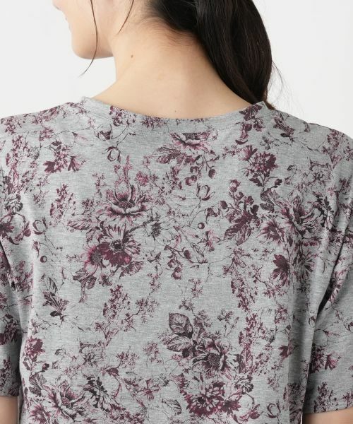 Leilian / レリアン Tシャツ | フラワープリントTシャツ【Leilian WHITE LABEL】 | 詳細11
