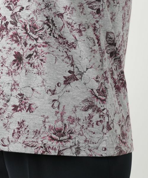Leilian / レリアン Tシャツ | フラワープリントTシャツ【Leilian WHITE LABEL】 | 詳細13