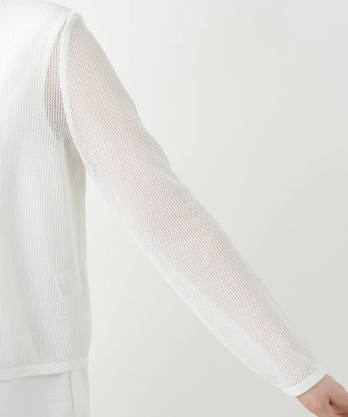 Leilian / レリアン カーディガン・ボレロ | クルーネックカーディガン【Leilian WHITE LABEL】 | 詳細12
