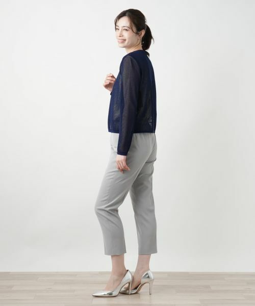 Leilian / レリアン カーディガン・ボレロ | クルーネックカーディガン【Leilian WHITE LABEL】 | 詳細2