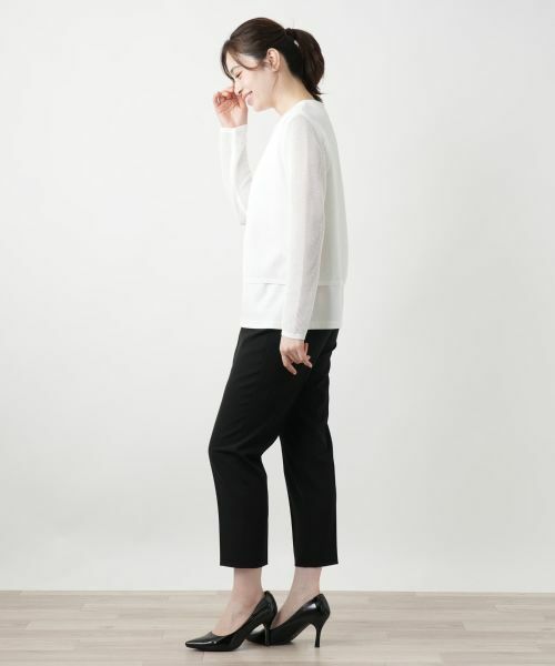 Leilian / レリアン カーディガン・ボレロ | クルーネックカーディガン【Leilian WHITE LABEL】 | 詳細5