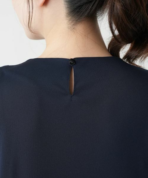 Leilian / レリアン ドレス | 幾何学切替フレアワンピース【Leilian WHITE LABEL】 | 詳細12