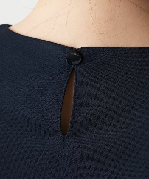 Leilian / レリアン ドレス | 幾何学切替フレアワンピース【Leilian WHITE LABEL】 | 詳細16