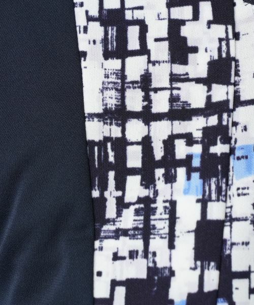 Leilian / レリアン ドレス | 幾何学切替フレアワンピース【Leilian WHITE LABEL】 | 詳細17