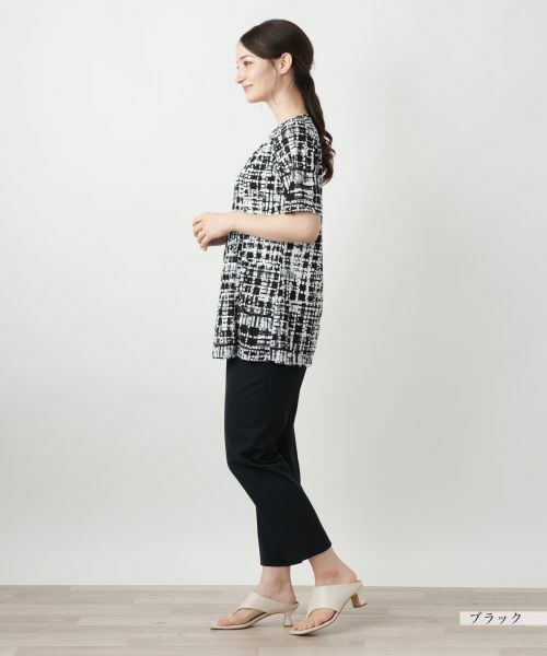 Leilian / レリアン シャツ・ブラウス | グラフィカルプリントブラウス【Leilian WHITE LABEL】 | 詳細2