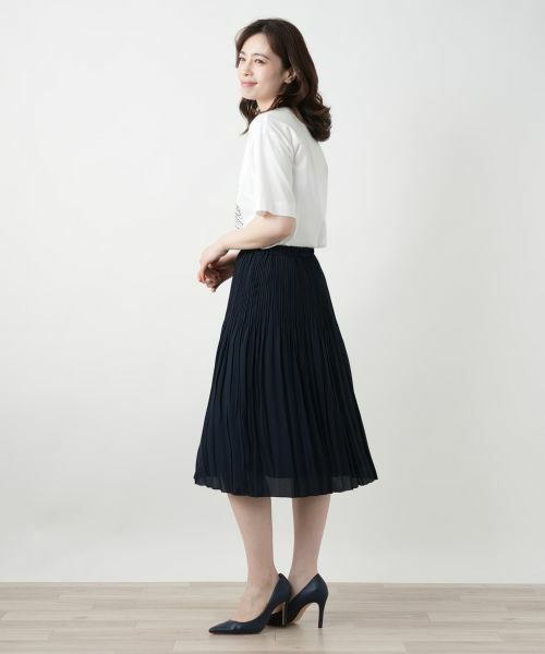 Leilian / レリアン ロング・マキシ丈スカート | プリーツスカート【Leilian WHITE LABEL】 | 詳細2
