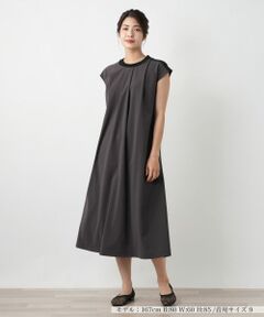 Leilian / レリアン ドレス | 【店舗人気】フレンチスリーブタックワンピース