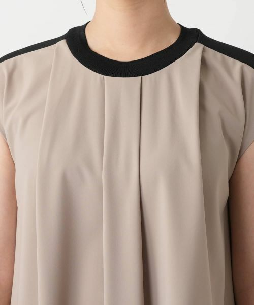 Leilian / レリアン ドレス | 【店舗人気】フレンチスリーブタックワンピース | 詳細10