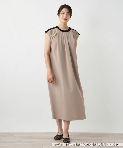 Leilian / レリアン ドレス | 【店舗人気】フレンチスリーブタックワンピース | 詳細4