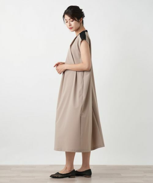 Leilian / レリアン ドレス | 【店舗人気】フレンチスリーブタックワンピース | 詳細5