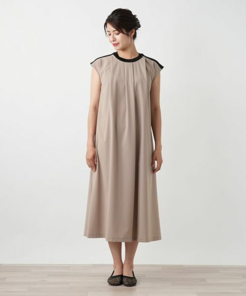 Leilian / レリアン ドレス | 【店舗人気】フレンチスリーブタックワンピース | 詳細7