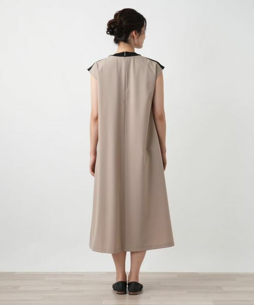 Leilian / レリアン ドレス | 【店舗人気】フレンチスリーブタックワンピース | 詳細9