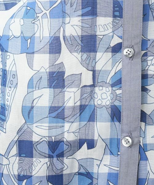 Leilian / レリアン シャツ・ブラウス | フラワーチェックブラウス【Leilian WHITE LABEL】 | 詳細14