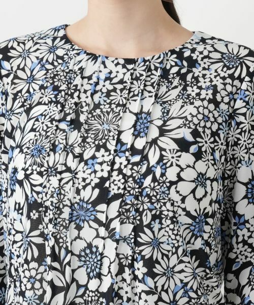 Leilian / レリアン カットソー | フラワープリントカットソー【Leilian WHITE LABEL】 | 詳細13