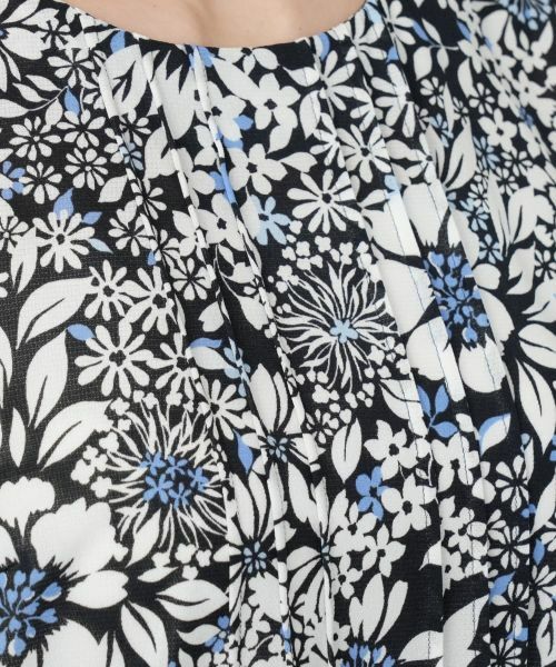 Leilian / レリアン カットソー | フラワープリントカットソー【Leilian WHITE LABEL】 | 詳細15