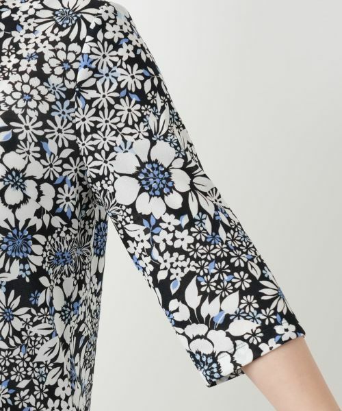 Leilian / レリアン カットソー | フラワープリントカットソー【Leilian WHITE LABEL】 | 詳細17