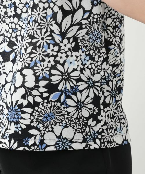 Leilian / レリアン カットソー | フラワープリントカットソー【Leilian WHITE LABEL】 | 詳細16