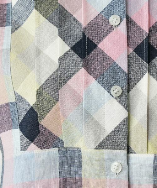 セール】 チェックブラウス【Leilian WHITE LABEL】 （シャツ