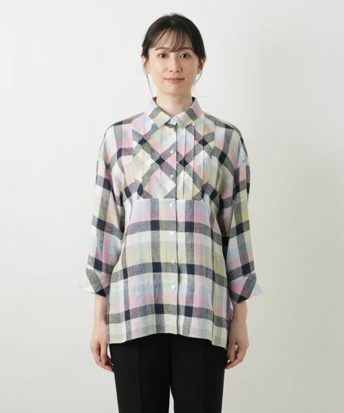 Leilian / レリアン シャツ・ブラウス | チェックブラウス【Leilian WHITE LABEL】 | 詳細4