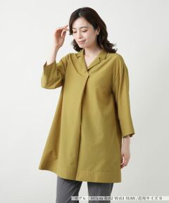 Leilian / レリアン シャツ・ブラウス | オープンカラーシャツ【Leilian WHITE LABEL】