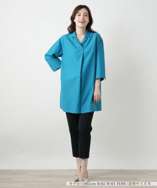 Leilian / レリアン シャツ・ブラウス | オープンカラーシャツ【Leilian WHITE LABEL】 | 詳細7