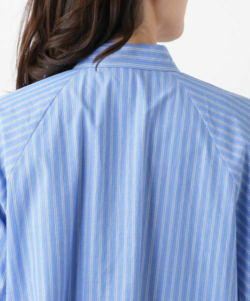 Leilian / レリアン シャツ・ブラウス | ストライプドルマンブラウス【Leilian WHITE LABEL】 | 詳細8