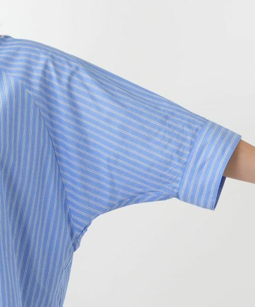 Leilian / レリアン シャツ・ブラウス | ストライプドルマンブラウス【Leilian WHITE LABEL】 | 詳細9