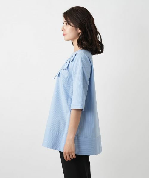 Leilian / レリアン シャツ・ブラウス | ストライプブラウス【Leilian WHITE LABEL】 | 詳細5