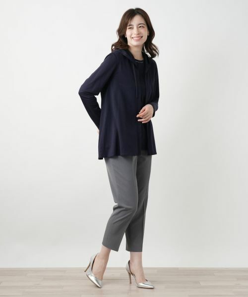 Leilian / レリアン シャツ・ブラウス | フーデッドブラウス【Leilian WHITE LABEL】 | 詳細1