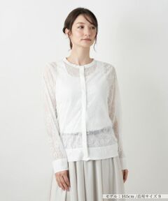 Leilian / レリアン カーディガン・ボレロ | 【店舗人気】レースカーディガン