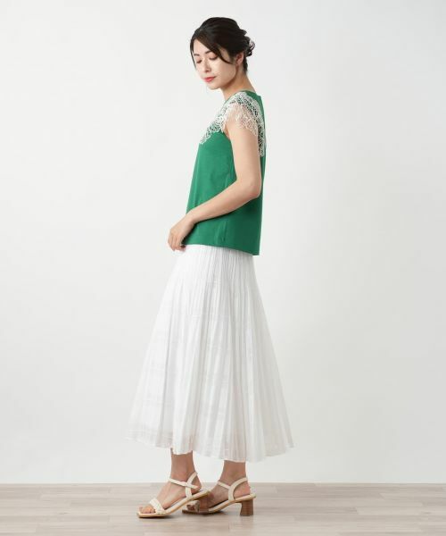 Leilian / レリアン カットソー | フラワー刺繍カットソー | 詳細8