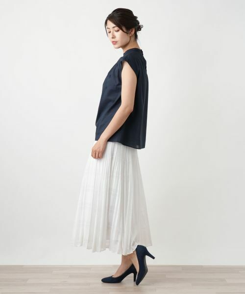 Leilian / レリアン シャツ・ブラウス | スタンドカラーブラウス | 詳細2