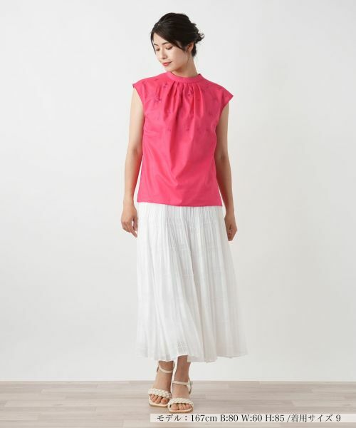 Leilian / レリアン シャツ・ブラウス | スタンドカラーブラウス | 詳細7