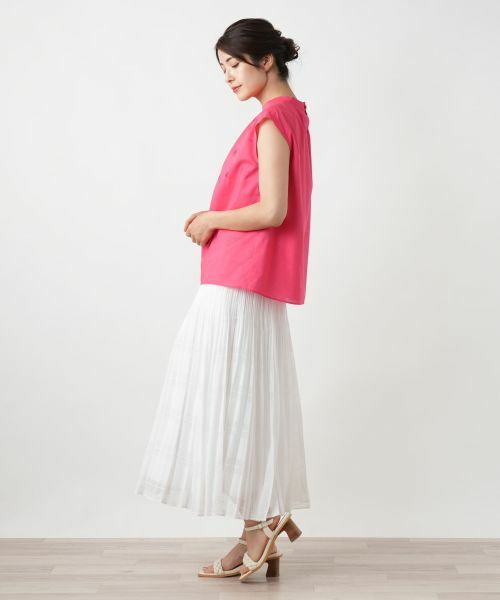 Leilian / レリアン シャツ・ブラウス | スタンドカラーブラウス | 詳細8