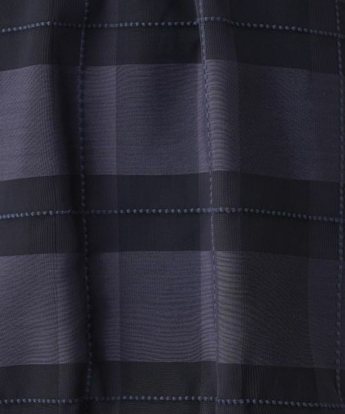 Leilian / レリアン カットソー | チェックフレンチスリーブブラウス | 詳細15