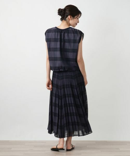 Leilian / レリアン ロング・マキシ丈スカート | 【店舗人気】チェックフレアスカート | 詳細6