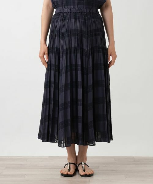 Leilian / レリアン ロング・マキシ丈スカート | 【店舗人気】チェックフレアスカート | 詳細7