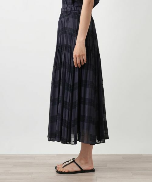 Leilian / レリアン ロング・マキシ丈スカート | 【店舗人気】チェックフレアスカート | 詳細8