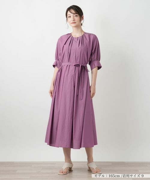 Leilian / レリアン ドレス | 【店舗人気】タックワンピース | 詳細4