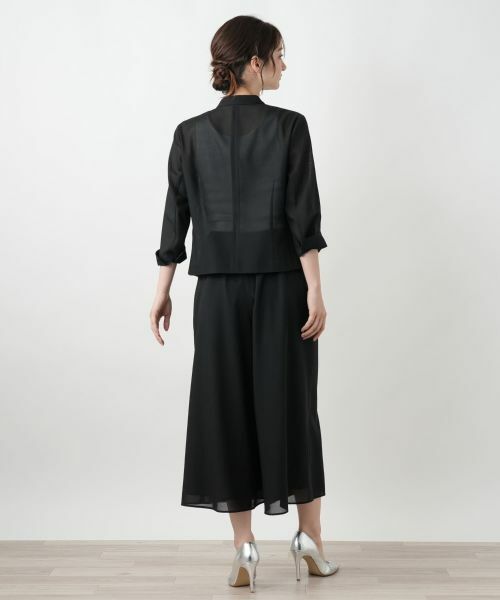 Leilian / レリアン テーラードジャケット | ノーカラーシアージャケット | 詳細3