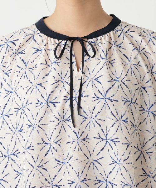 Leilian / レリアン シャツ・ブラウス | 幾何学柄ブラウス | 詳細7